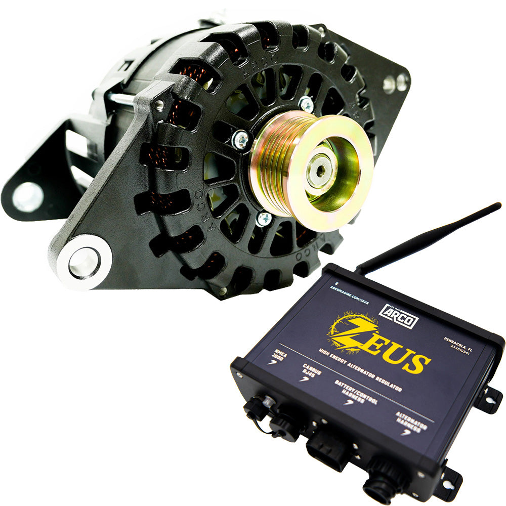 ARCO Zeus 24V 4kW Low Turn On LTO J180 4 Alternator wIsolated Ground Zeus HighEnergy Alternator Regulator 4403AZ1000