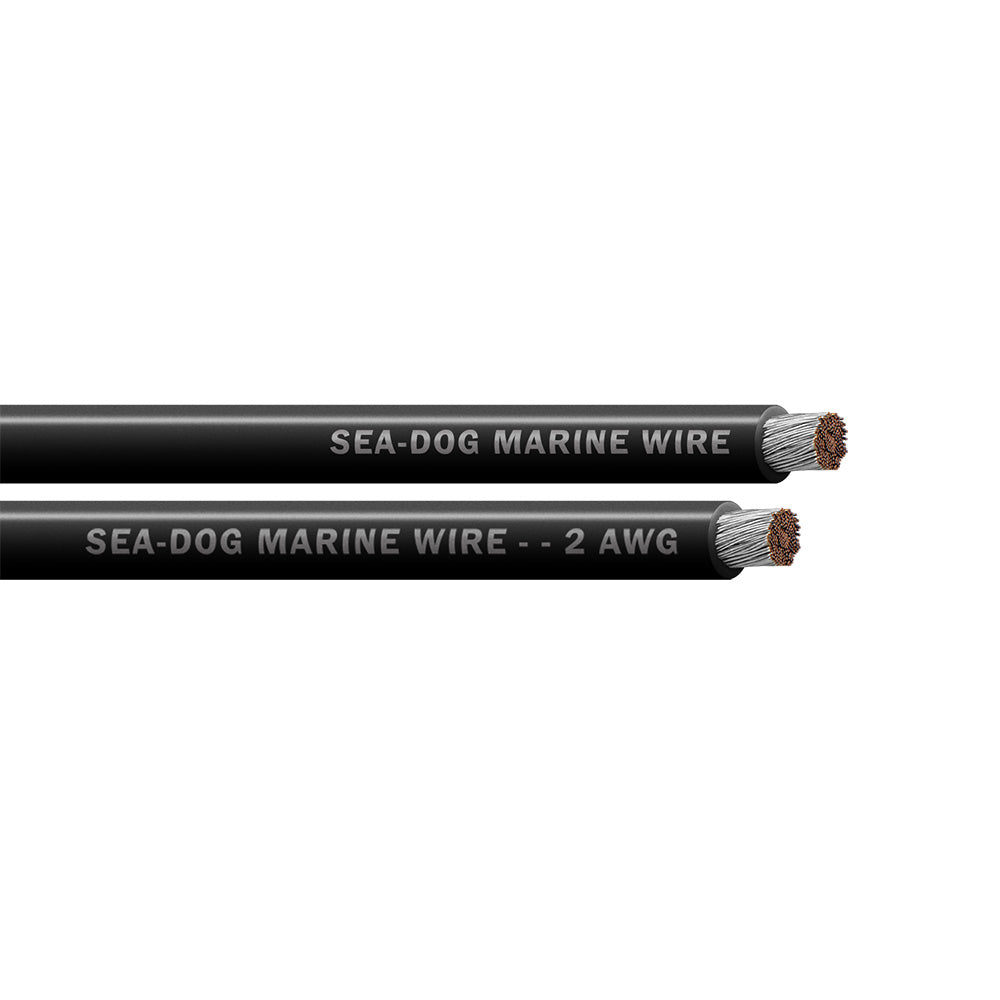 SeaDog 2 AWG Black Battery Cable 25 8002010