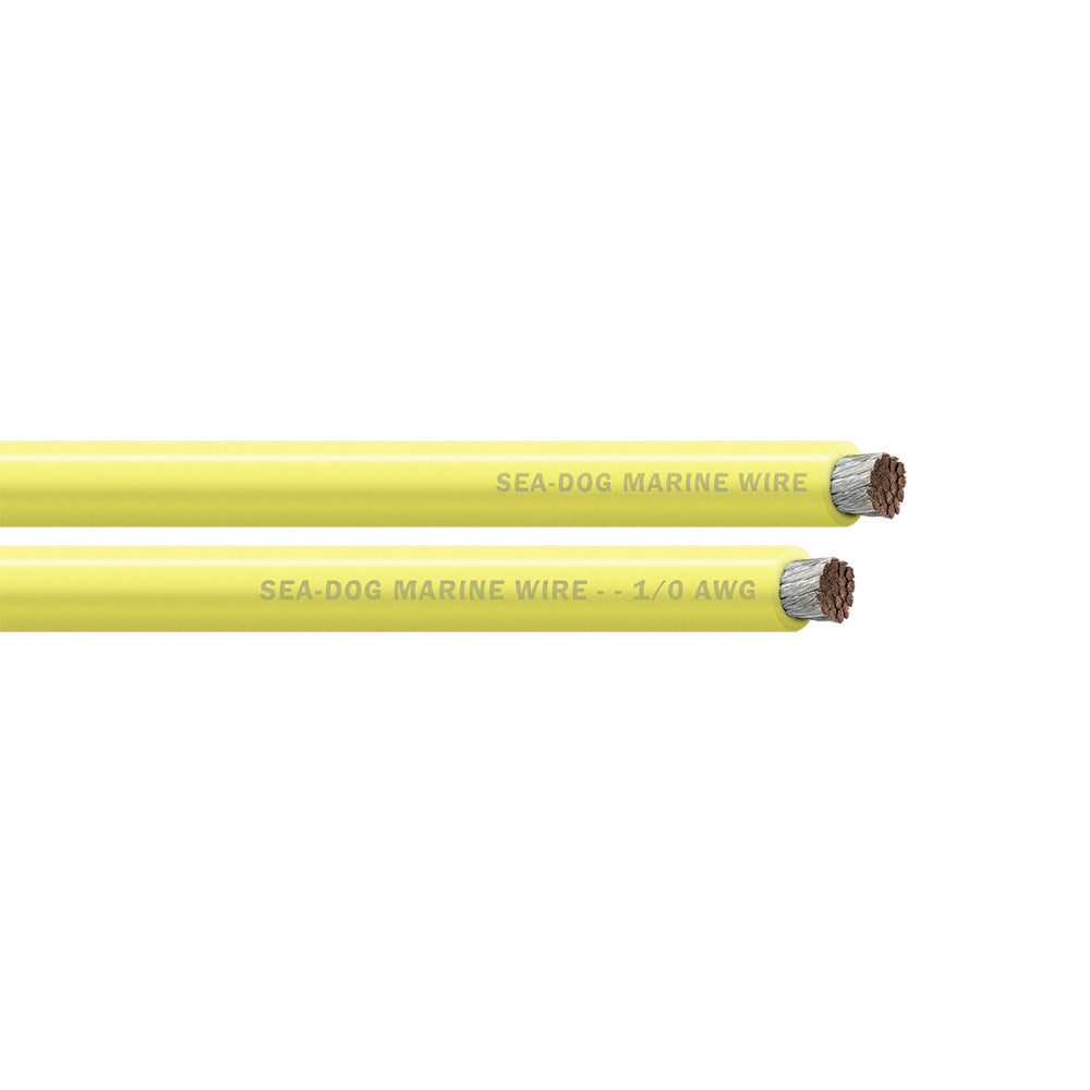 SeaDog 10 AWG Yellow Battery Cable 250 8011035