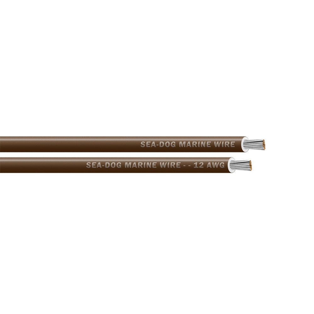 SeaDog 12 AWG Brown Primary Wire 1000 8012079