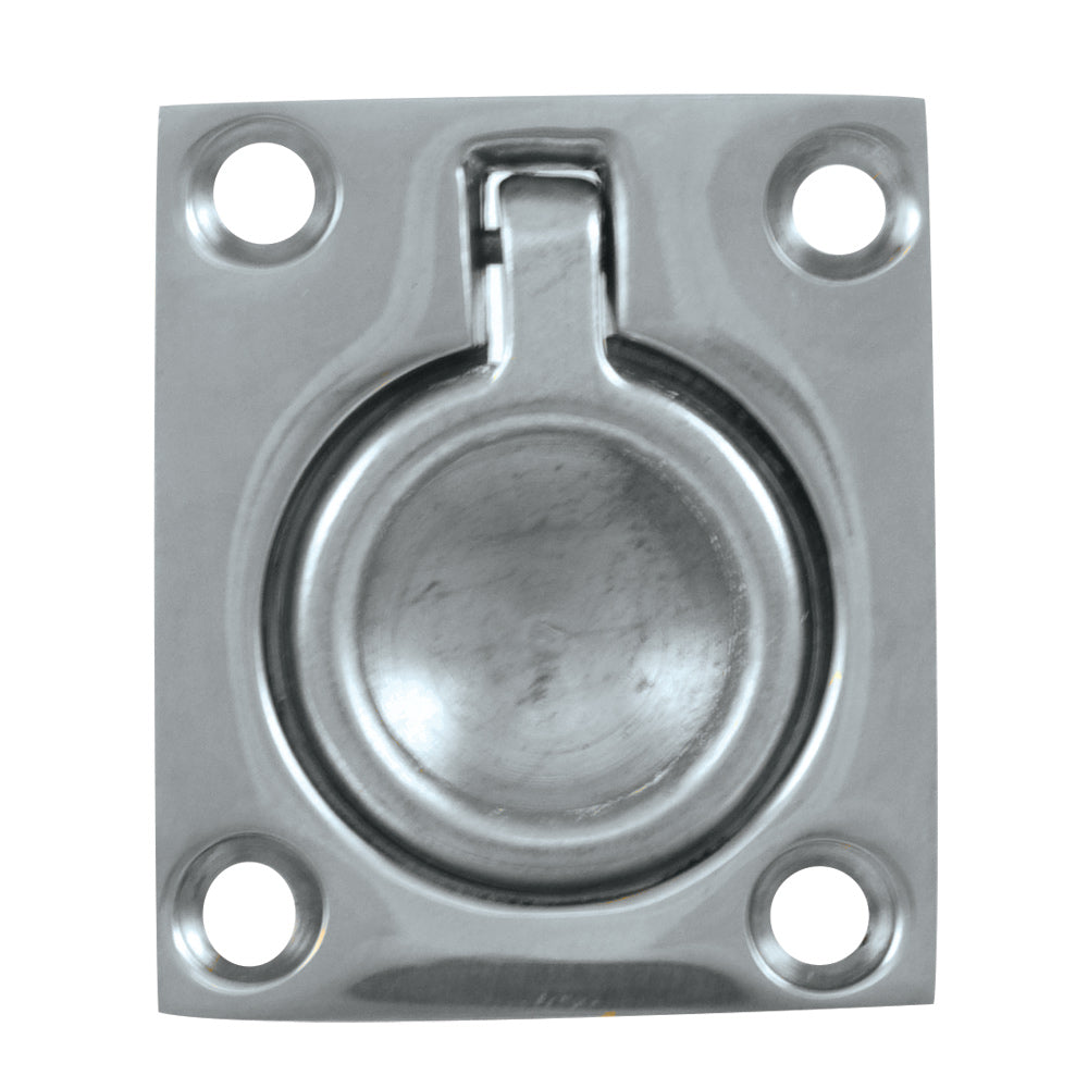 Whitecap Flush Pull Ring CPBrass 112 x 134 S3360C