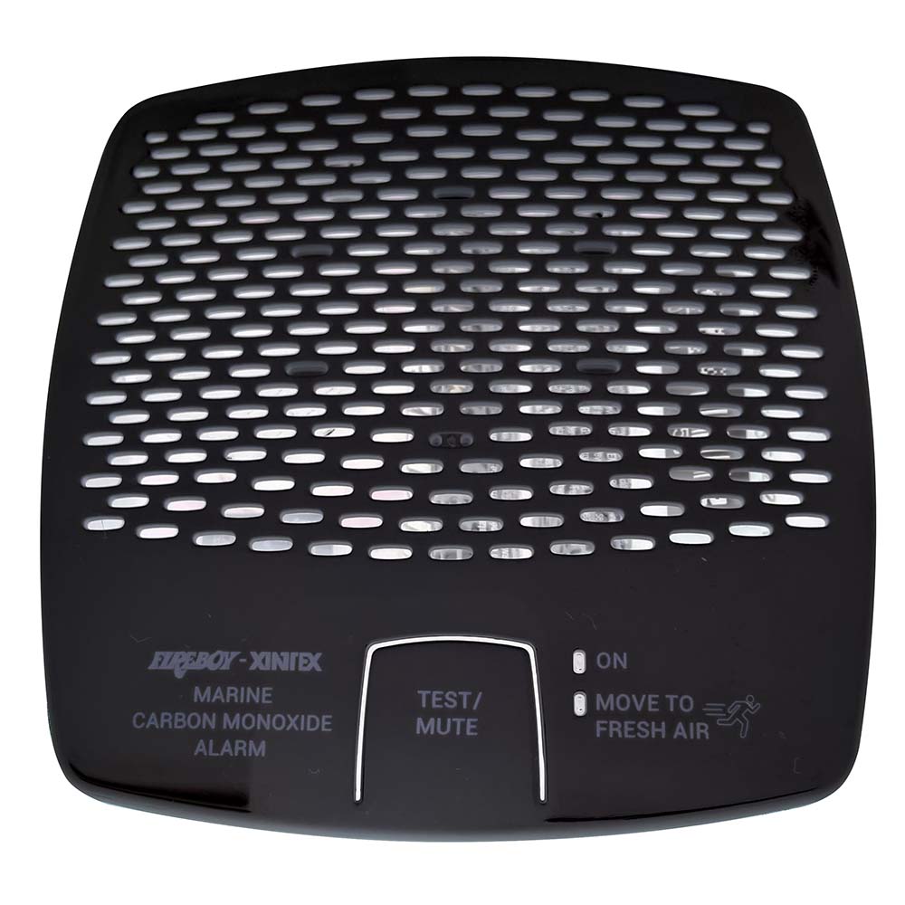 FireboyXintex CO Alarm Internal Battery Black CMD6MBBR