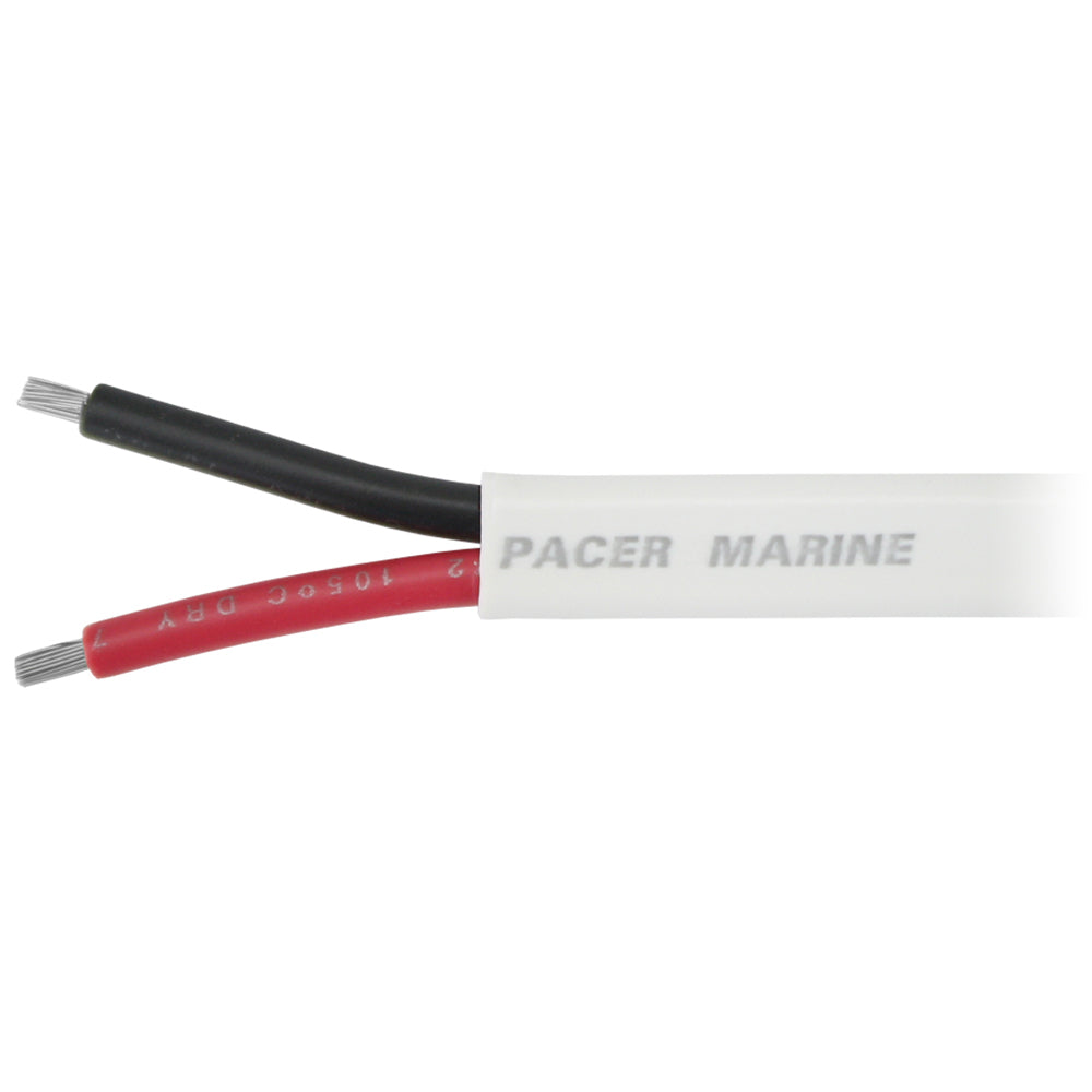Pacer 62 AWG Duplex Cable Flat Cable RedBlack 100 W62DC100