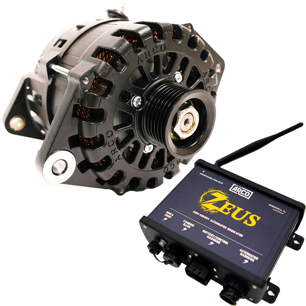 ARCO Zeus 24V 7kW 315 Alternator wIsolated Ground Common Rail  Zeus HighEnergy Alternator Regulator 4502AZ1000