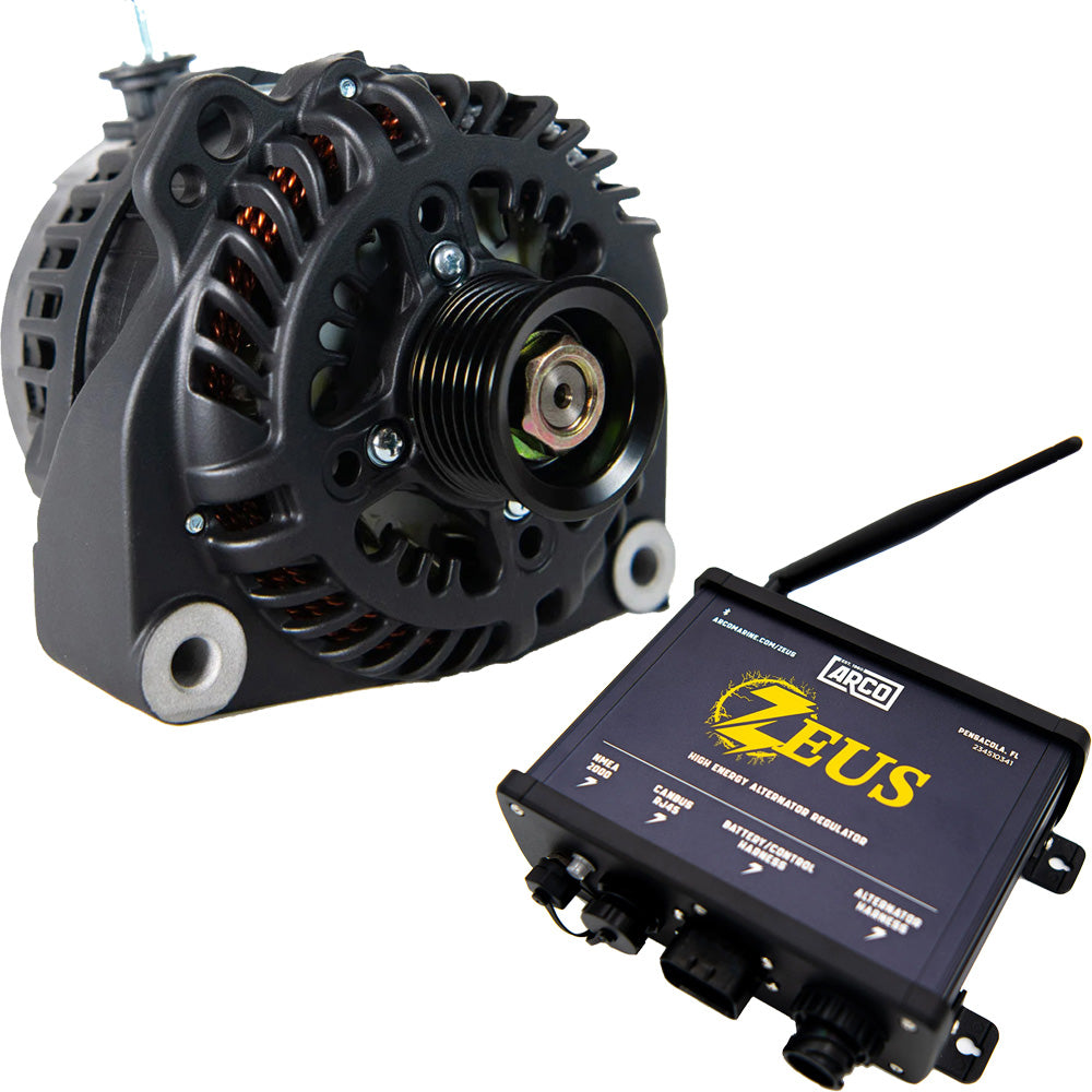 ARCO Zeus 24V 7kW Vortec Alternator wIsolated Ground  Zeus HighEnergy Alternator Regulator 4506AZ1000