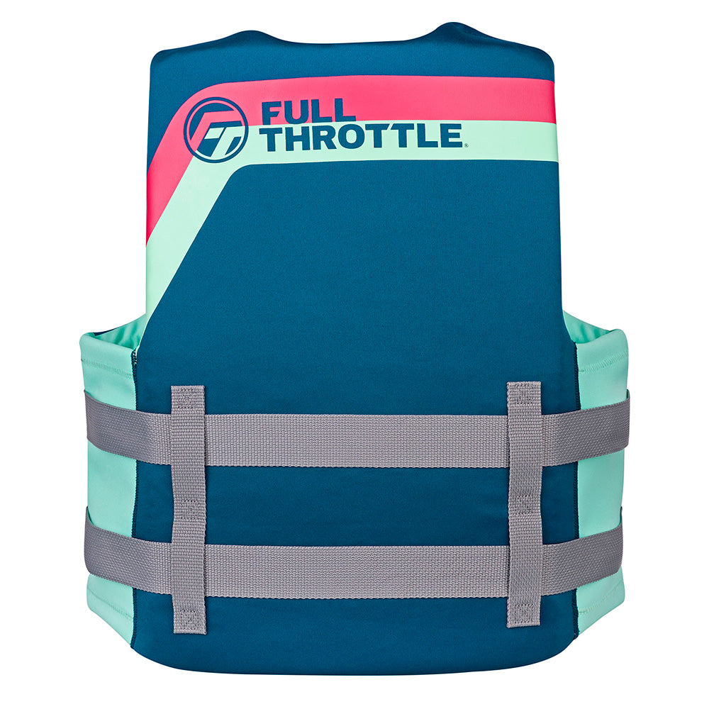 Full Throttle Adult RapidDry Life Jacket  LXL  Aqua 14210050505027