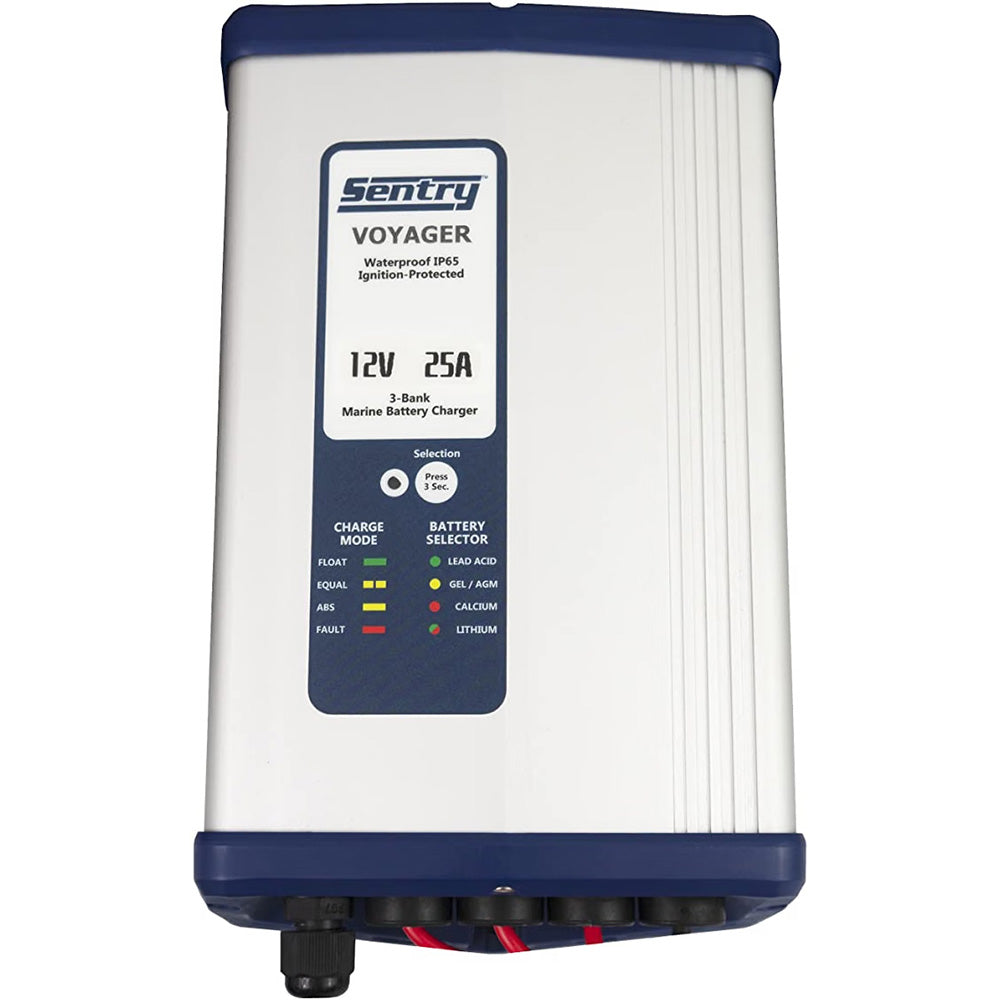 Sentry Voyager Battery Charger 12V  25A  115230V Input  3 Bank SV12253XJ