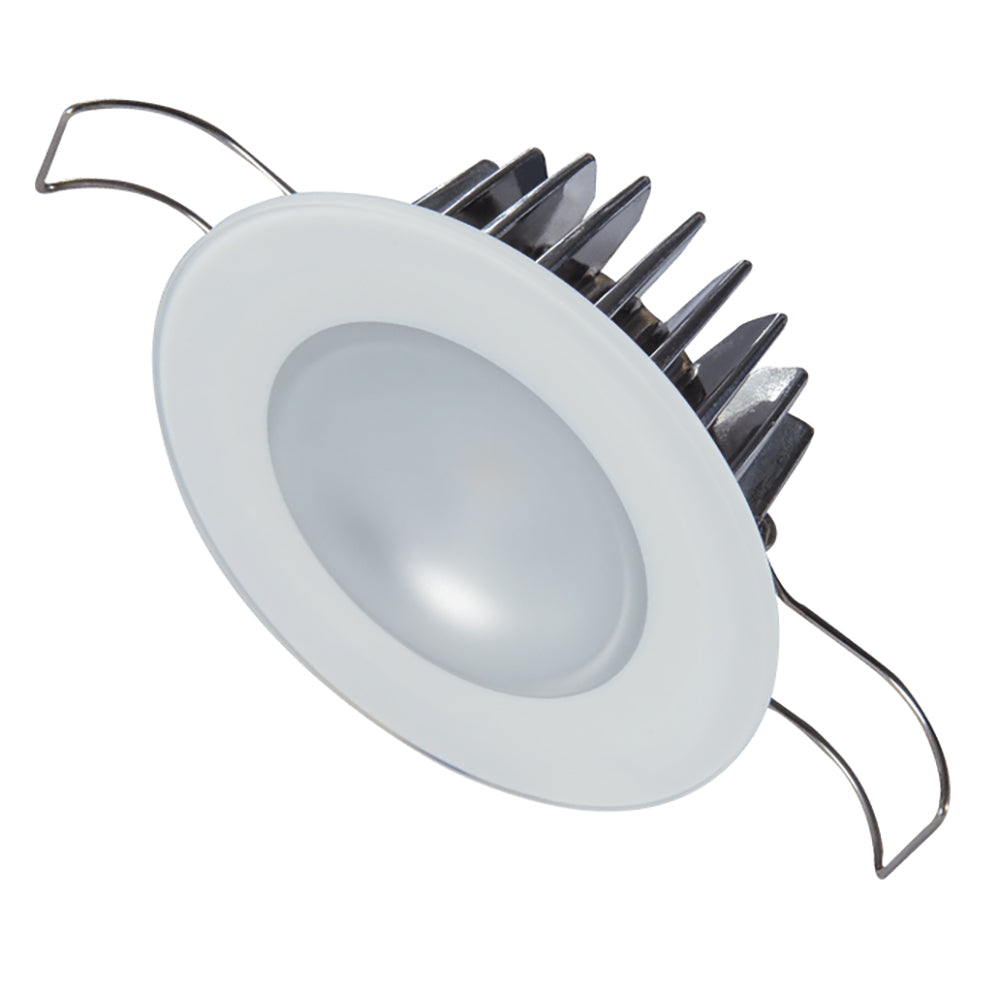 Lumitec Mirage  Flush Mount Down Light  Glass Finish  3Color RedBlue Non Dimming wWhite Dimming 113198