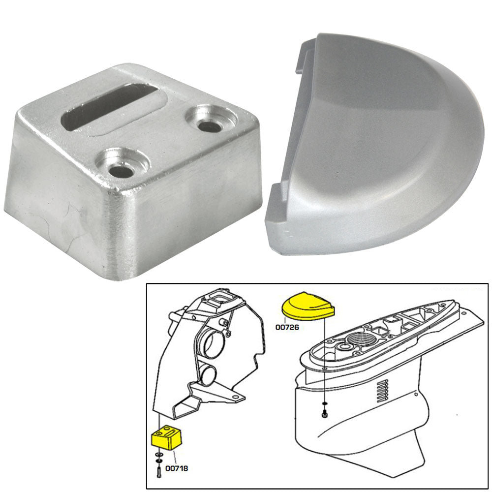 Tecnoseal Anode Kit wHardware  Volvo SX  Magnesium 20708MG