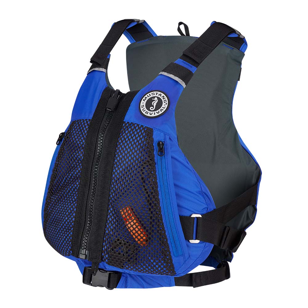 Mustang Trident Foam Vest  Blue  LargeXL MV7160131LXL216