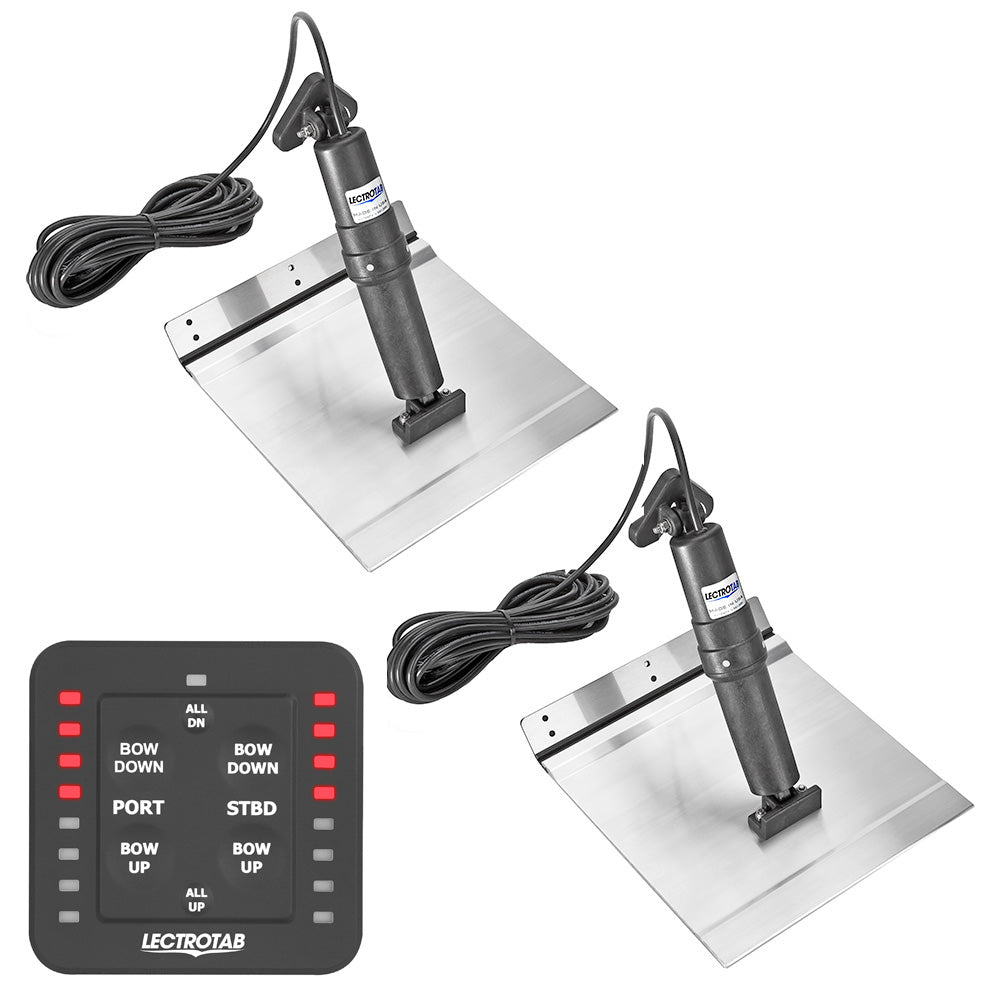 Lectrotab XKA Aluminum Alloy Trim Tab Kit wOneTouch Control  12 x 9 XKASL12X9A